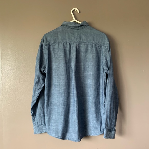 Eddie Bauer Denim Button Down - Picture 3 of 6